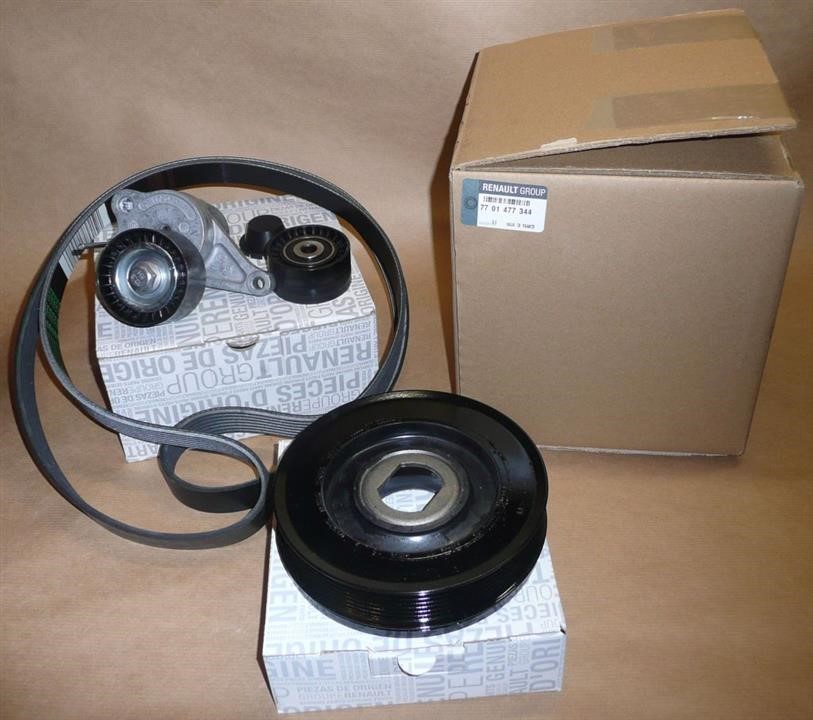 Drive belt kit Renault Espace: 7701477344 Renault Drive belt kit