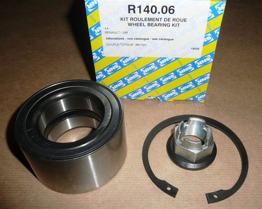 Wheel hub bearing Renault Mascott: R14006 SNR Front Wheel Bearing Kit
