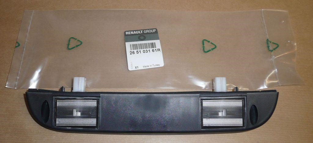 License lamp Renault 26 51 031 61R