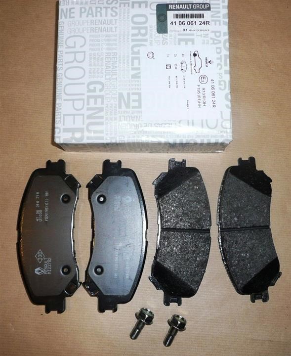 Renault 41 06 061 24R Disc brake pad set 410606124R