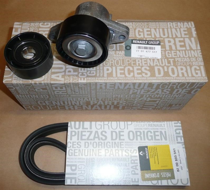 Drive belt kit Renault 77 01 477 517