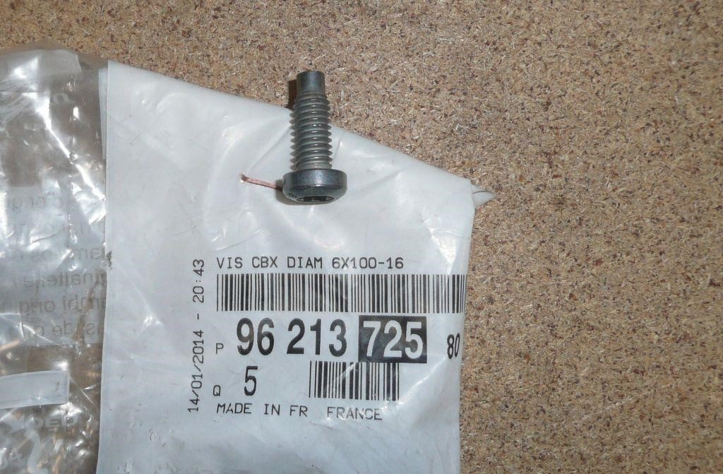 Bolt Citroen/Peugeot 96 213 725 80