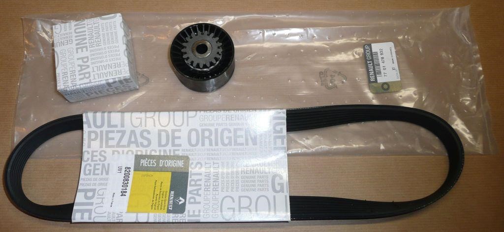 Drive belt kit Renault Twingo: 7701478932 Renault Drive belt kit