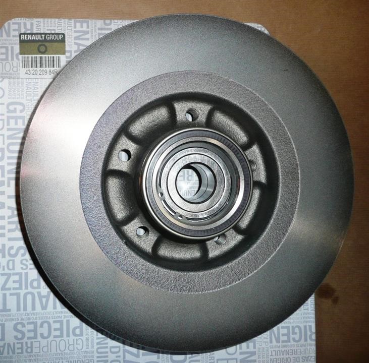 Rear brake disc Renault 43 20 209 84R