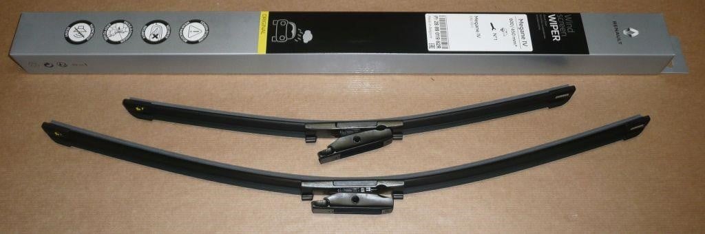 Frameless wiper set 600/450 Renault 28 89 019 62R