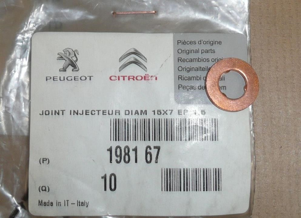 Citroen/Peugeot 1981 67 O-RING,FUEL 198167