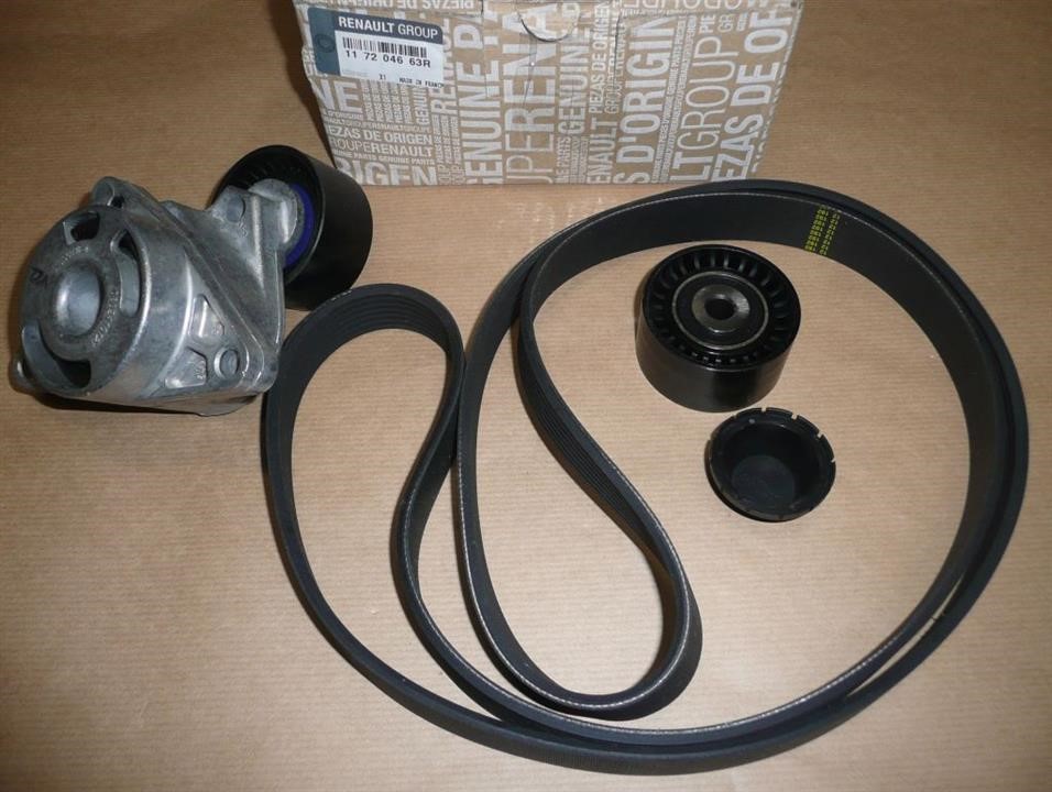 Renault 11 72 046 63R Poly-V belt KIT 117204663R 117204663R Renault Poly-V belt KIT