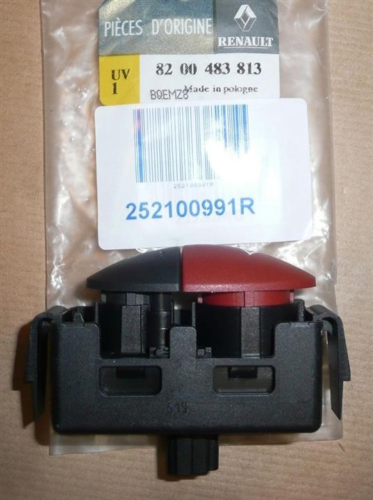 Renault 25 21 009 91R Switch 252100991R