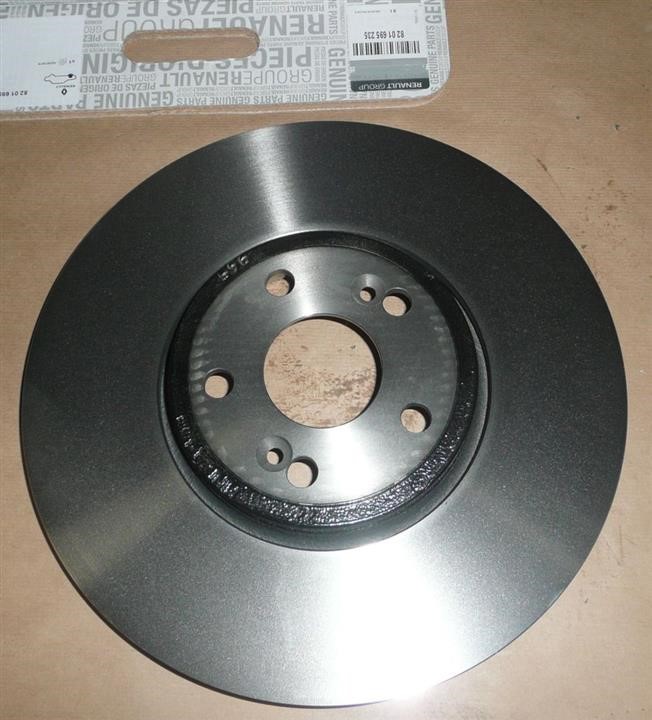 Renault 82 01 695 235 Front brake disc 8201695235