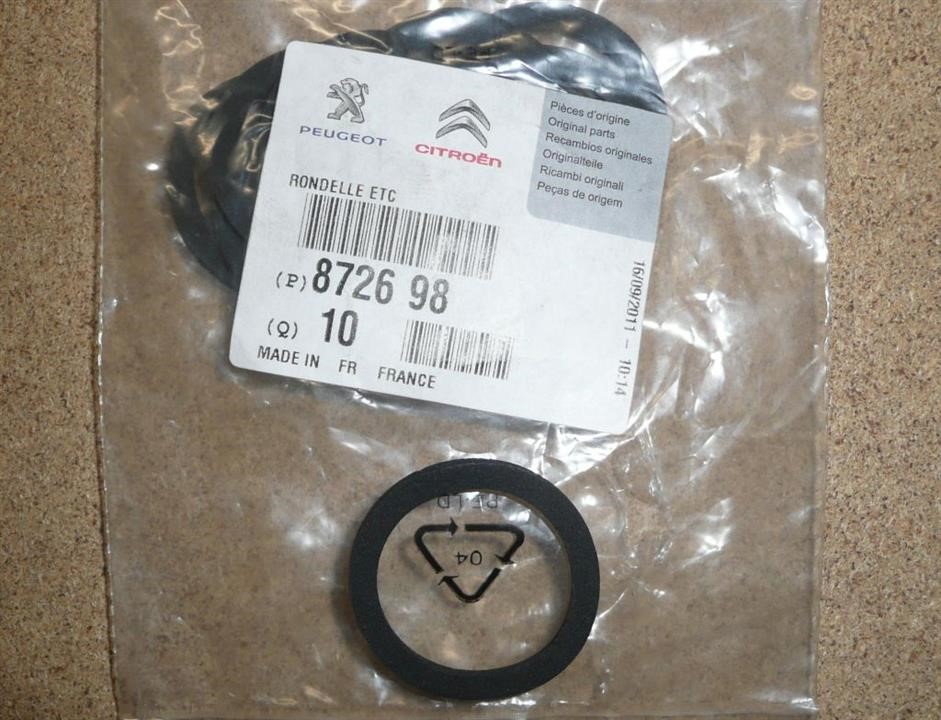 Citroen/Peugeot 8726 98 Ring sealing 872698