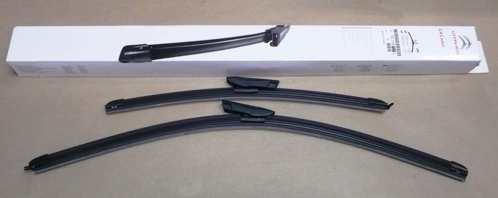 Set of frameless wiper blades 650/430 Citroen/Peugeot 16 118 701 80