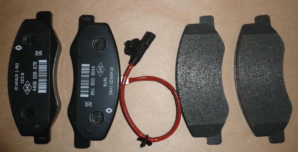 Rear brake pad set Renault 44 06 060 11R