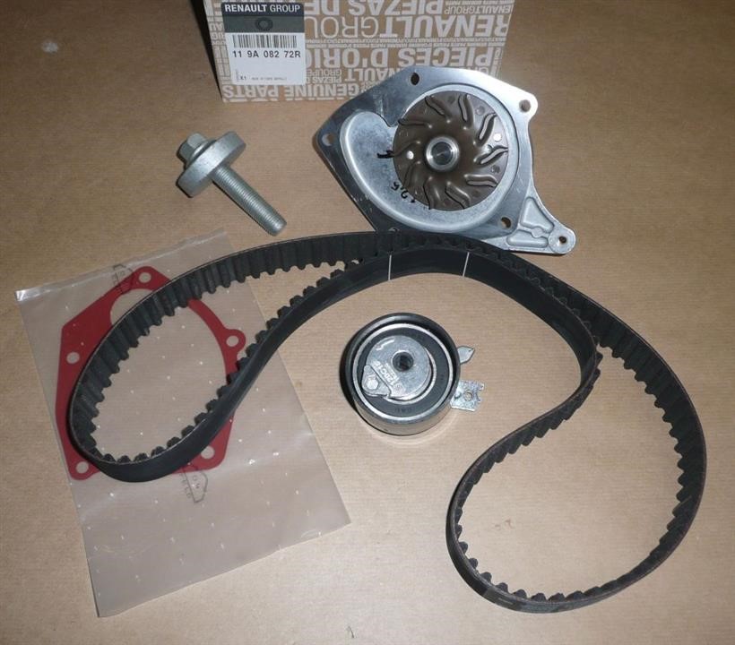 Renault 11 9A 082 72R TIMING BELT KIT WITH WATER PUMP 119A08272R