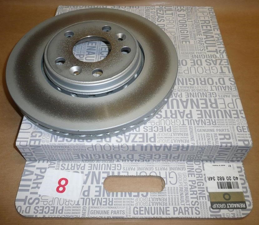 Renault 40 20 682 34R Brake disc 402068234R