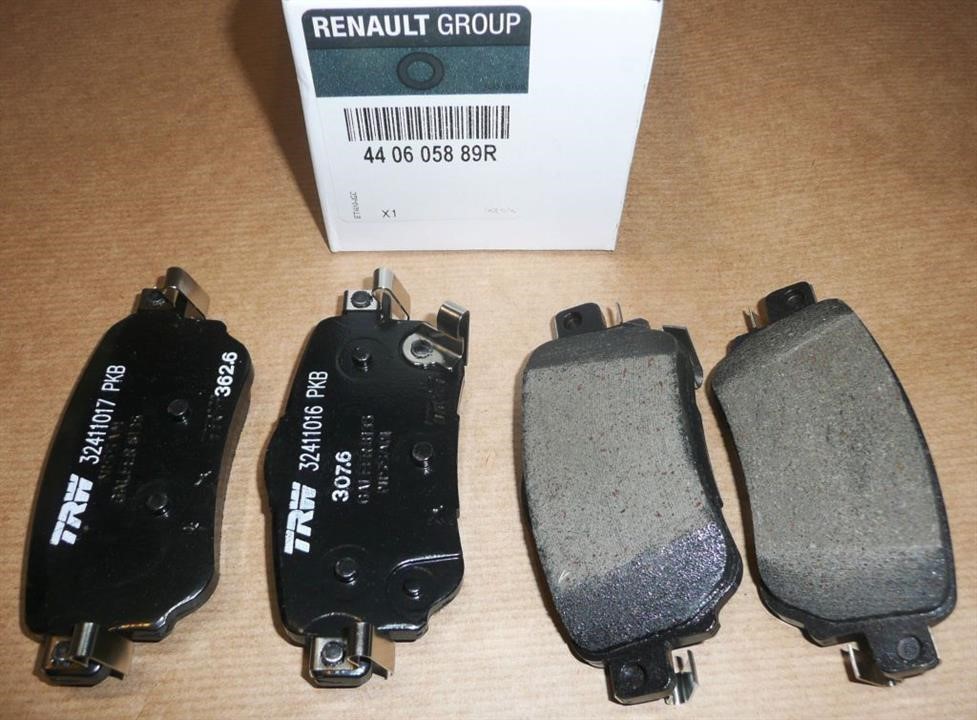 Renault 44 06 058 89R Disc brake pad set 440605889R
