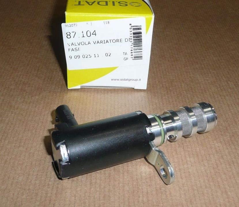 Sidat 87104 Valve of the valve of changing phases of gas distribution 87104