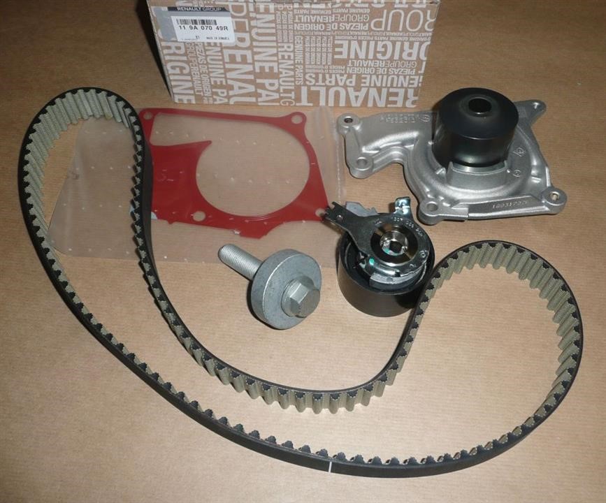 Renault 11 9A 070 49R TIMING BELT KIT WITH WATER PUMP 119A07049R
