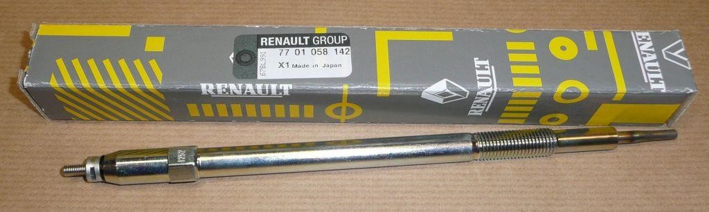 Renault 77 01 058 142 Glow plug 7701058142