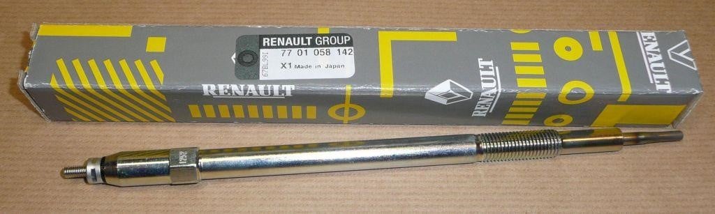 Glow plugs diesel Renault Mascott: 7701058142 Renault Glow plug