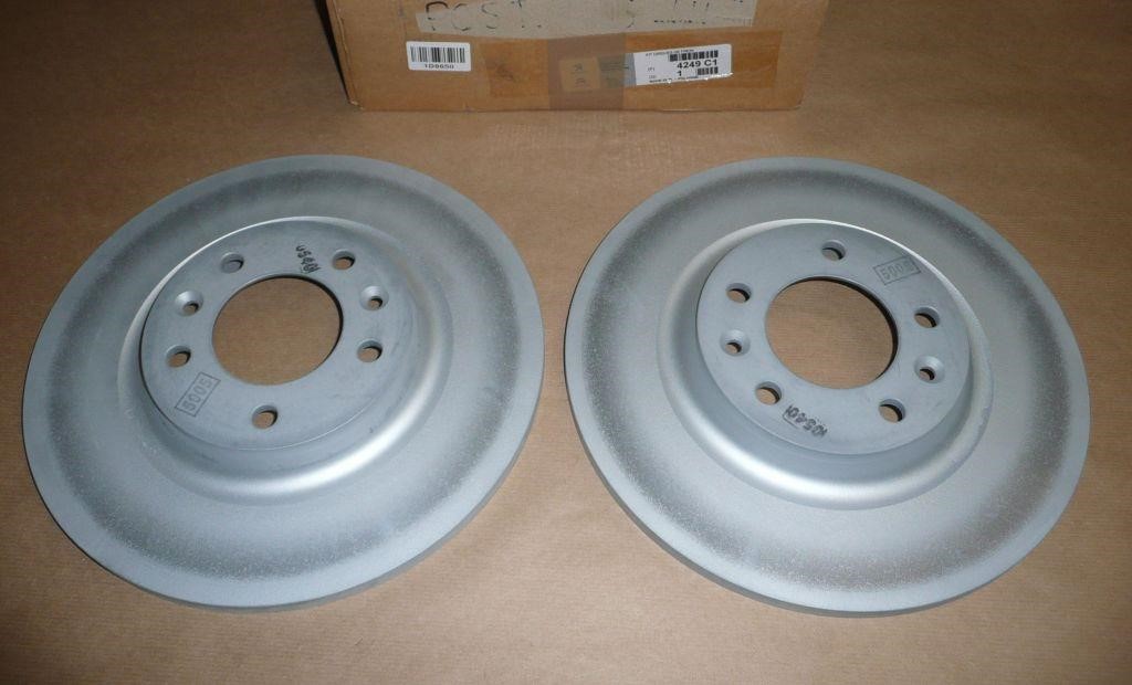 Citroen/Peugeot 4249 C1 Rear brake disc, non-ventilated 4249C1