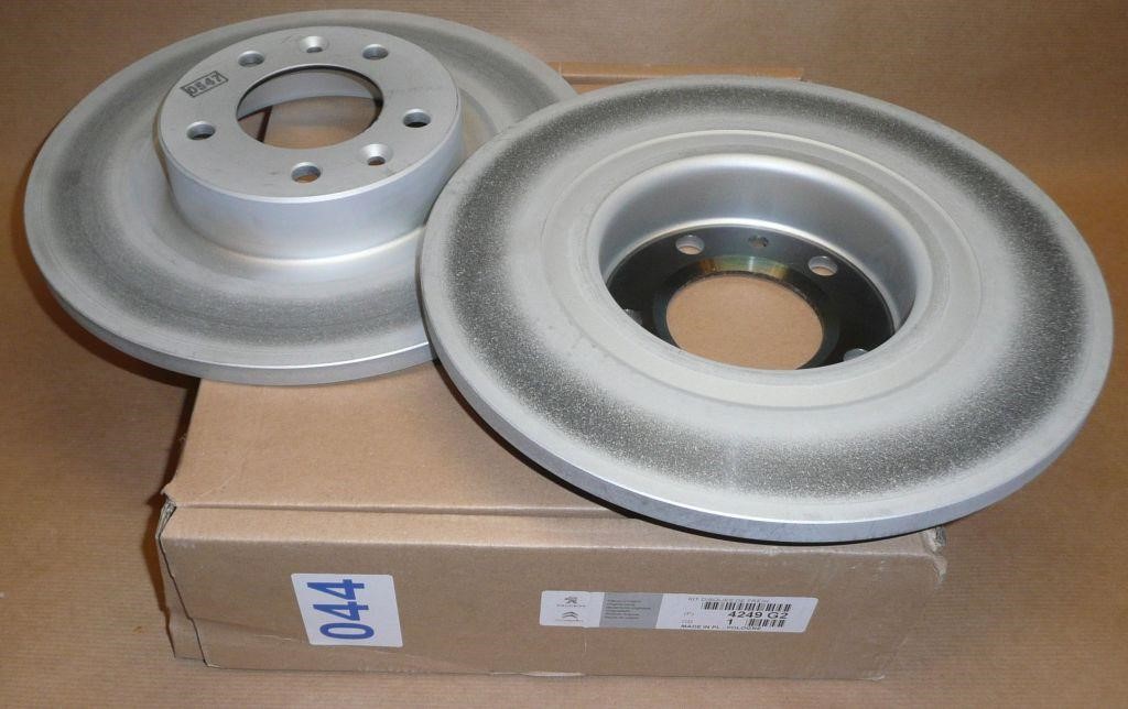 Citroen/Peugeot 4249 G2 Rear brake disc, non-ventilated 4249G2