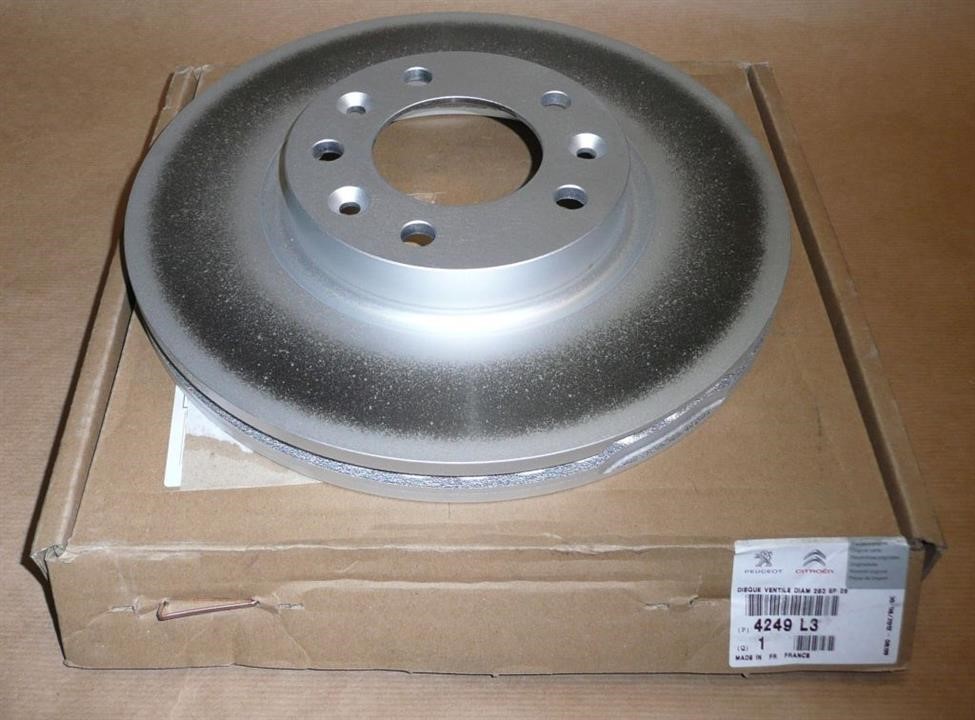 Citroen/Peugeot 4249 L3 Front brake disc ventilated 4249L3