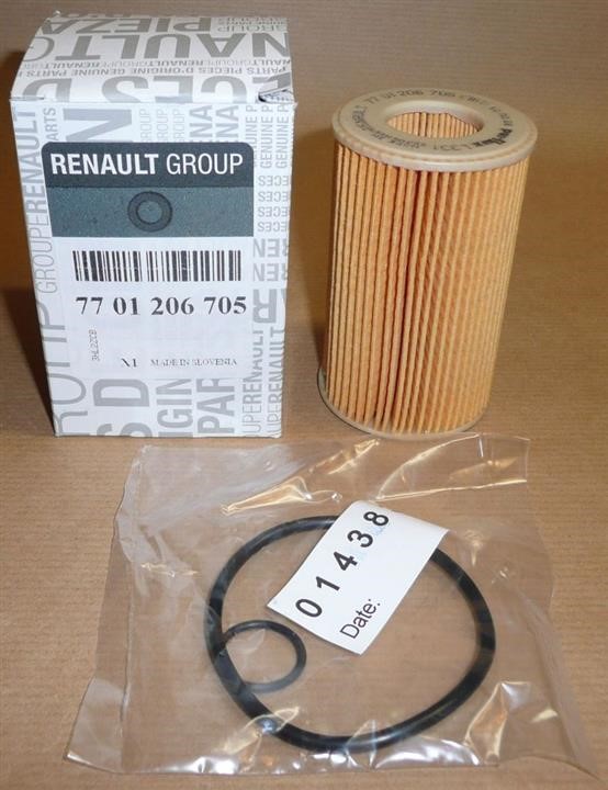 Renault 77 01 206 705 Oil Filter 7701206705