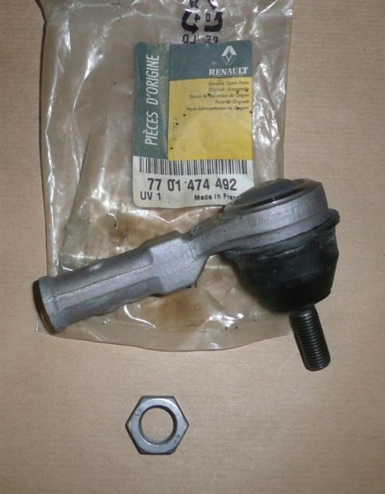 Renault 77 01 474 492 Tie rod end outer 7701474492