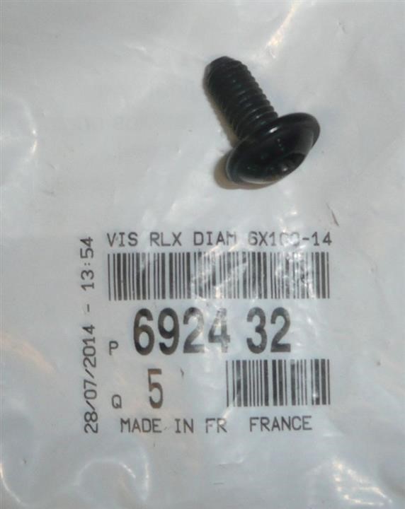 692432 Citroen/Peugeot Screw