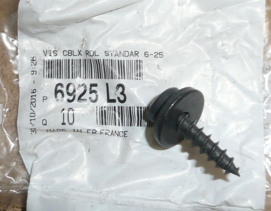 Citroen/Peugeot 6925 L3 Self tapping screw 6925L3