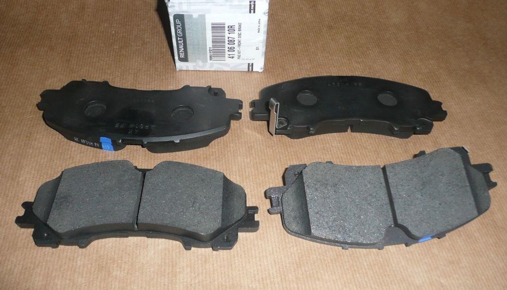 Renault 41 06 087 10R Disc brake pad set 410608710R