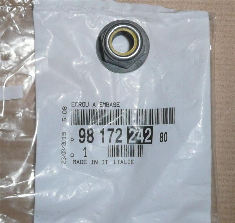 Citroen/Peugeot 98 172 242 80 Stabilizer Nut 9817224280