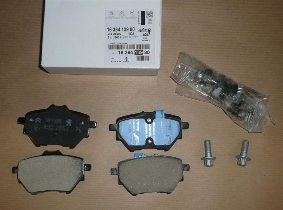 Citroen/Peugeot 1636413980 Disc brake pad set 1636413980