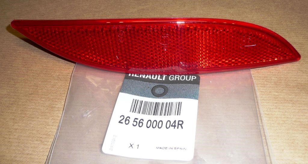 Renault 26 56 000 04R Rear Right Light Reflector 265600004R