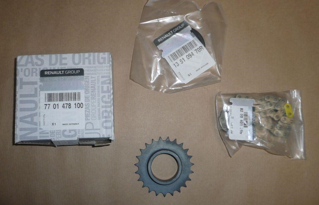 Renault 77 01 478 100 Oil Pump Drive Circuit Kit 7701478100 7701478100 Renault Oil Pump Drive Circuit Kit