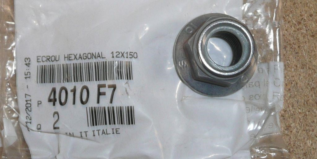 4010F7 Citroen/Peugeot Nut