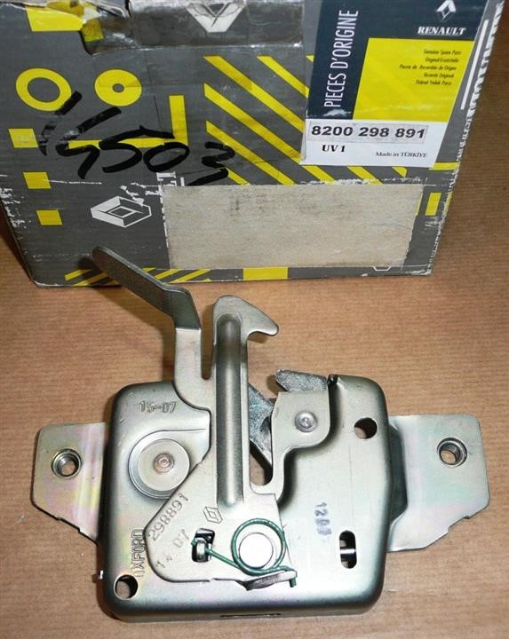 Renault 82 00 298 891 Lock 8200298891