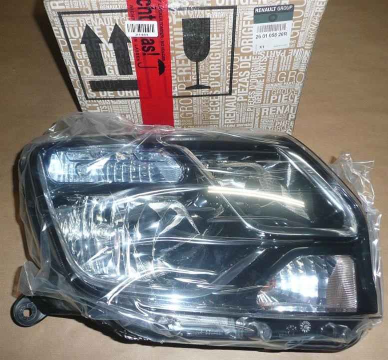 Renault 26 01 058 28R Headlamp 260105828R