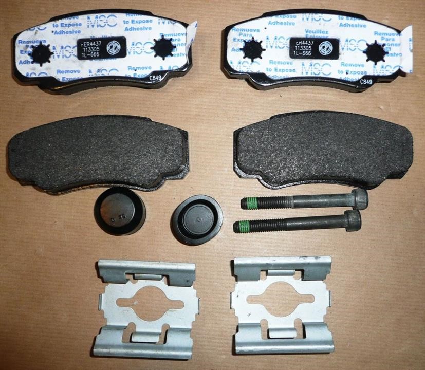 Brake Pad Set, disc brake Citroen&#x2F;Peugeot 4252 46