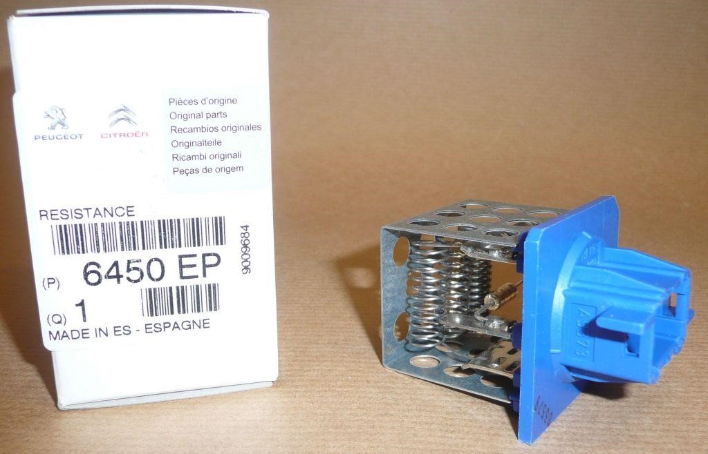 Citroen/Peugeot 6450 EP Fan motor resistor 6450EP
