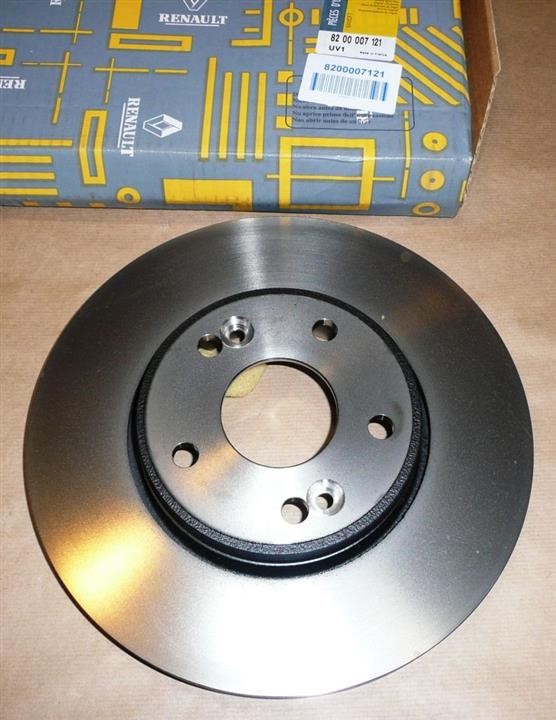 Renault 82 00 007 121 Front brake disc ventilated 8200007121