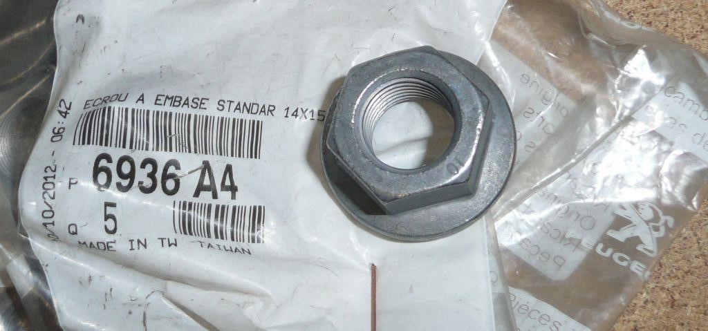 6936A4 Citroen/Peugeot Nut of fastening of the shock-absorber