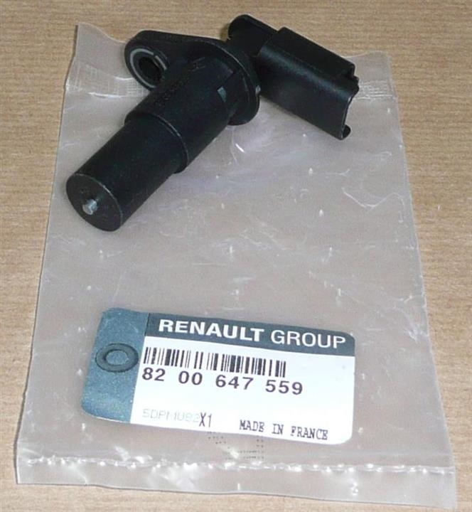 Renault 82 00 647 559 Crankshaft position sensor 8200647559