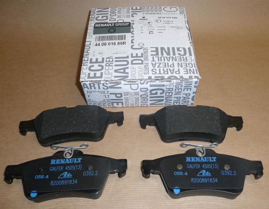 Renault 44 06 016 89R Brake Pad Set, disc brake 440601689R