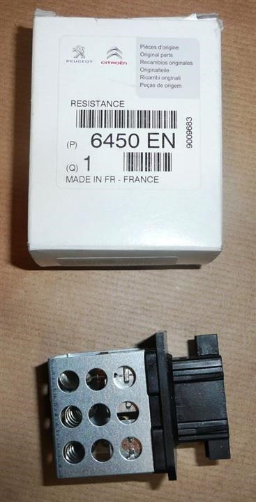 Citroen/Peugeot 6450 EN Fan motor resistor 6450EN