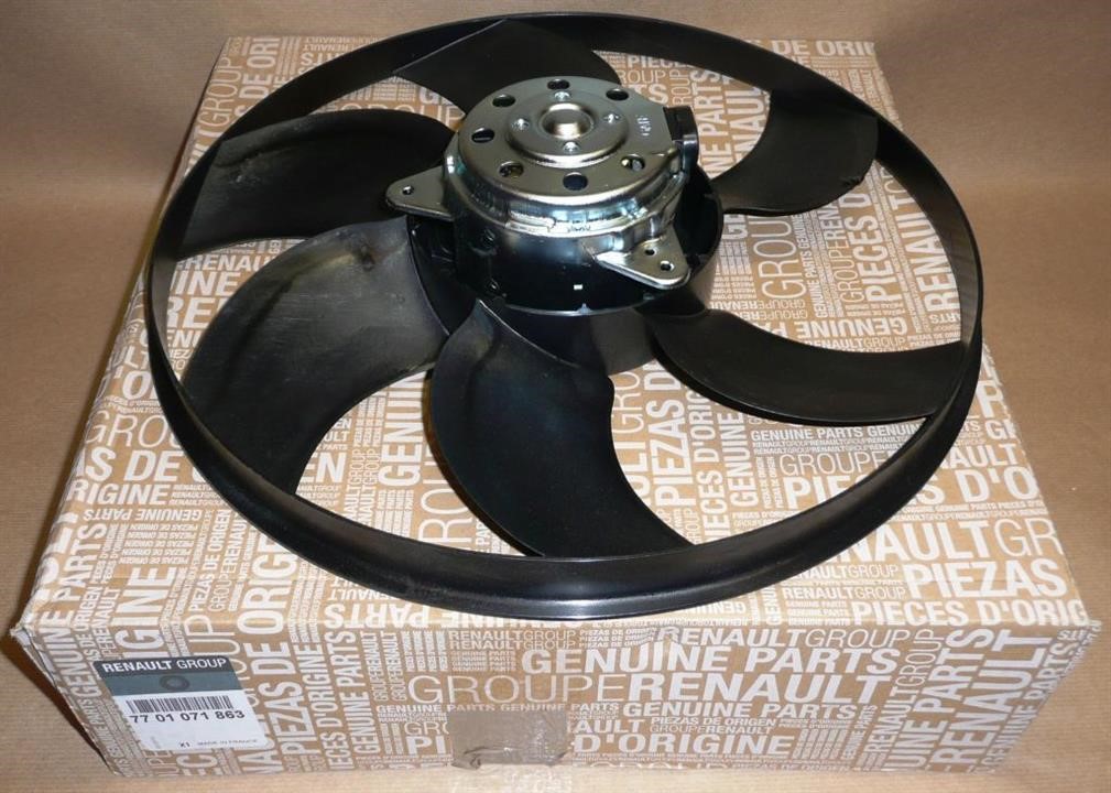 Renault 77 01 071 863 Hub, engine cooling fan wheel 7701071863