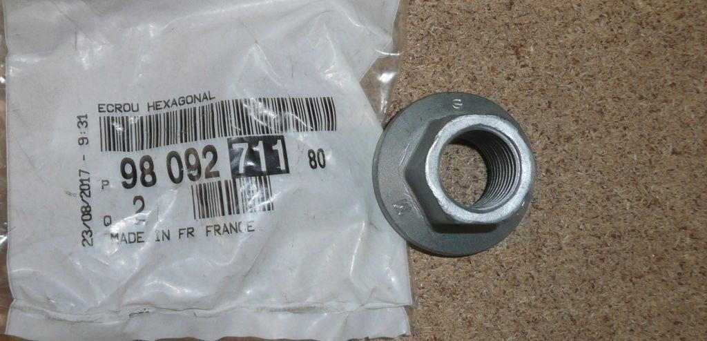 9809271180 Citroen/Peugeot Nut