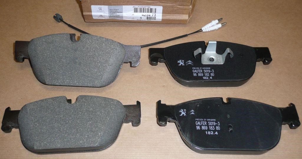 Citroen/Peugeot 4254 73 Brake Pad Set, disc brake 425473