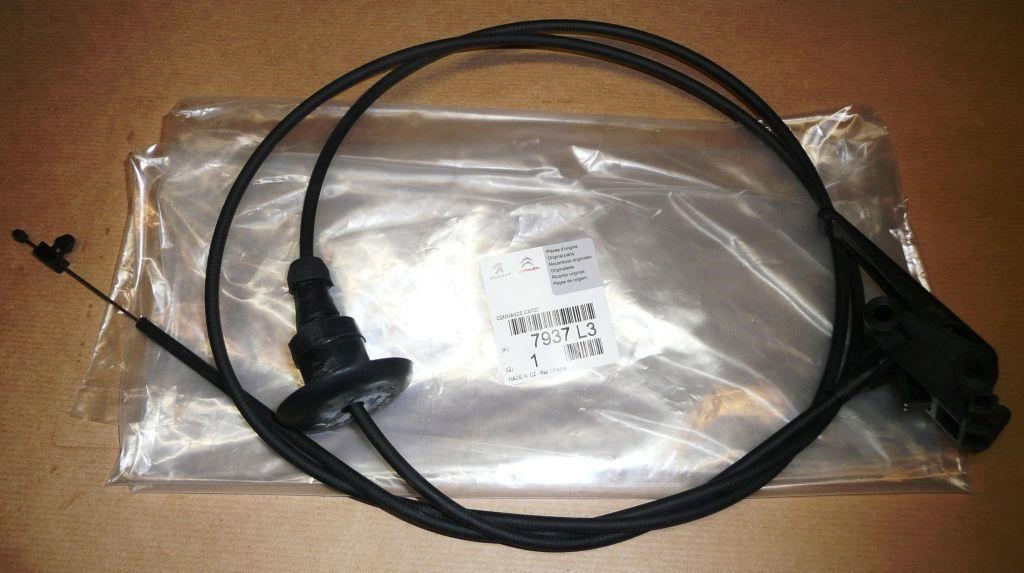 Hood lock cable Citroen/Peugeot 7937 H3