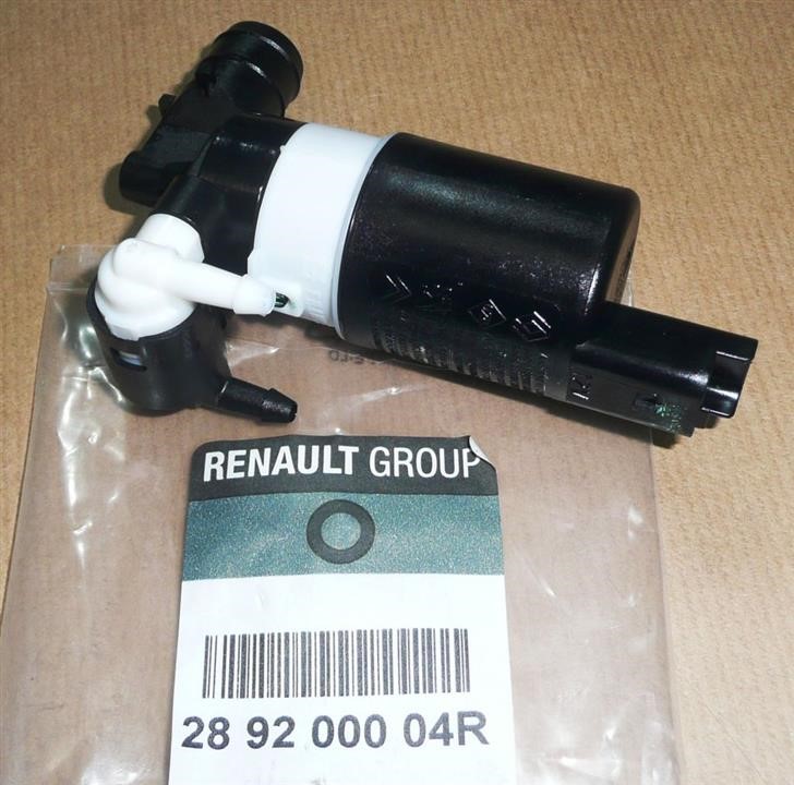 Renault 28 92 000 04R Glass washer pump 289200004R